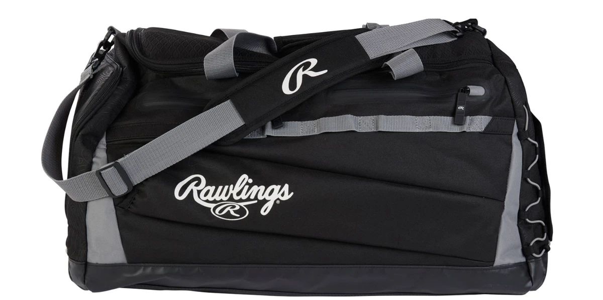 Sac D'équipement De Voyage Rawlings COUVERT – Noir – Baseball/Softball – Neuf