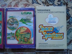 FOUR (4) IntelliVision games NEW/SEALED tron deadly discs vectron bundle lot