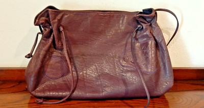 Vintage Carlos Falchi Leather Handbag/Purse