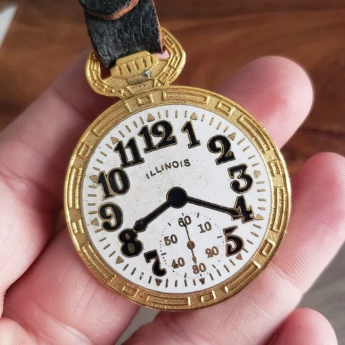 Antique Illinois Pocket Watch Fob