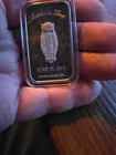 1973 FATHER’S DAY Silver Art Bar By MADISON Mint 1 oz. Pure Wise Owl