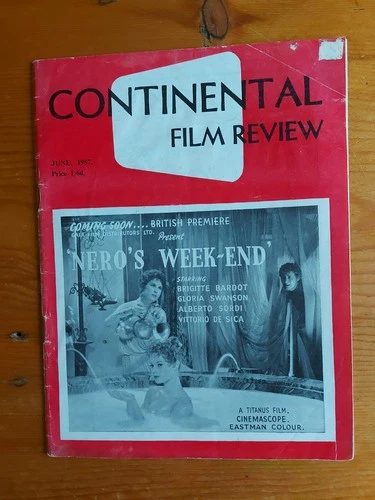 CONTINENTAL FILM REVIEW Magazine - December 1957