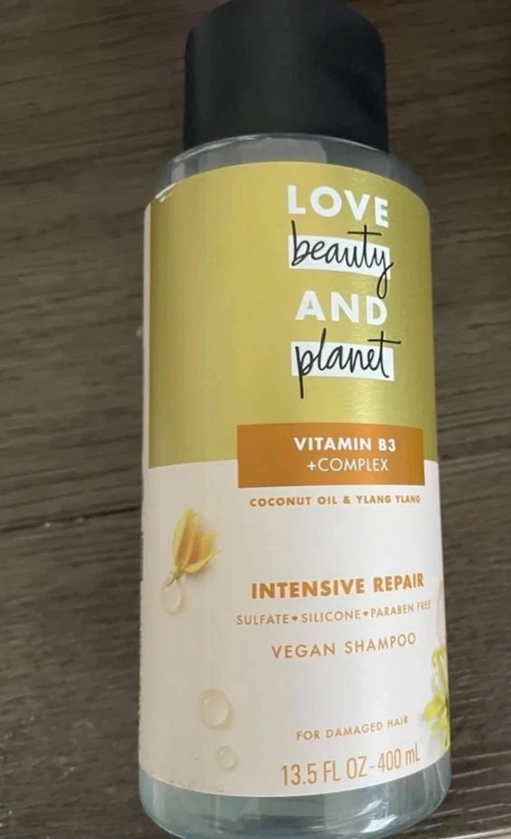 Love Beauty and Planet Vegan 3 in 1 Multi Benefit Shampoo & Conditioner 13.5 oz