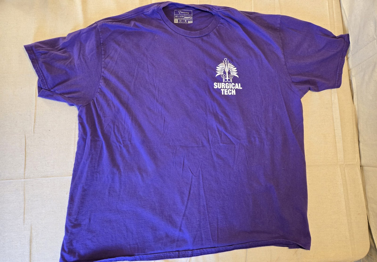 Teespring Surgical Tech T-Shirt Unisex 4XL Purple