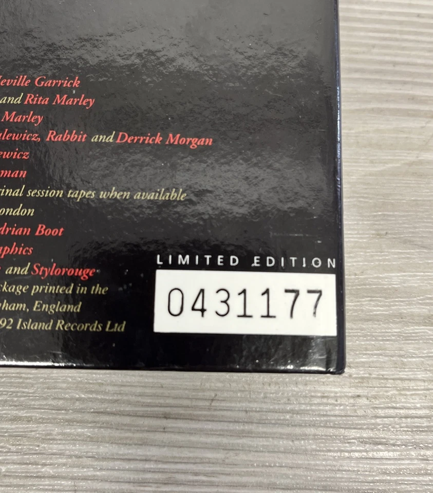 Bob Marley - Songs Of Freedom CD Box Set - 4 CD's circa 1992 Limited Ed.#0431177 - Image 3 of 4