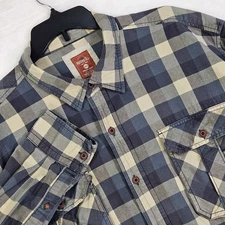 Redhead Shirt Mens Big & Tall 2XLT Long Sleeve Button-Up Plaid