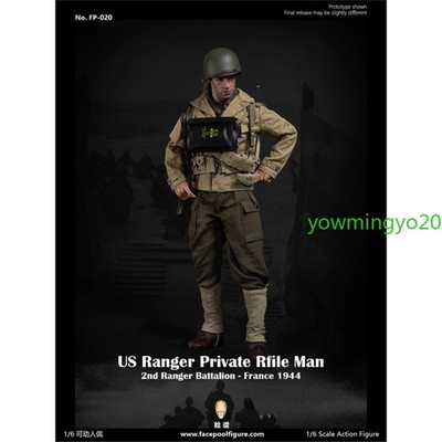 Facepool FP020 1/6 WWII US Ranger Private Rifle Man France 1944