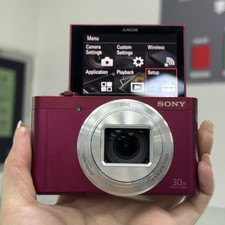 Sony Cyber-Shot DSC-WX500 18.2MP 30x Zoom Digital Camera Built-in Wi-Fi Red