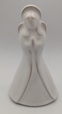 Vintage Frankoma Ceramic Angel Praying Madonna Figurine 5.75", Made in USA