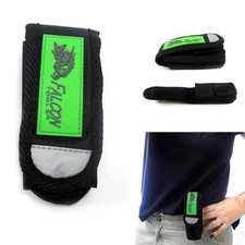 Flashlight Holster Black Nylon Holder Belt Pouch Case LED Torch Belt Loop Pocket