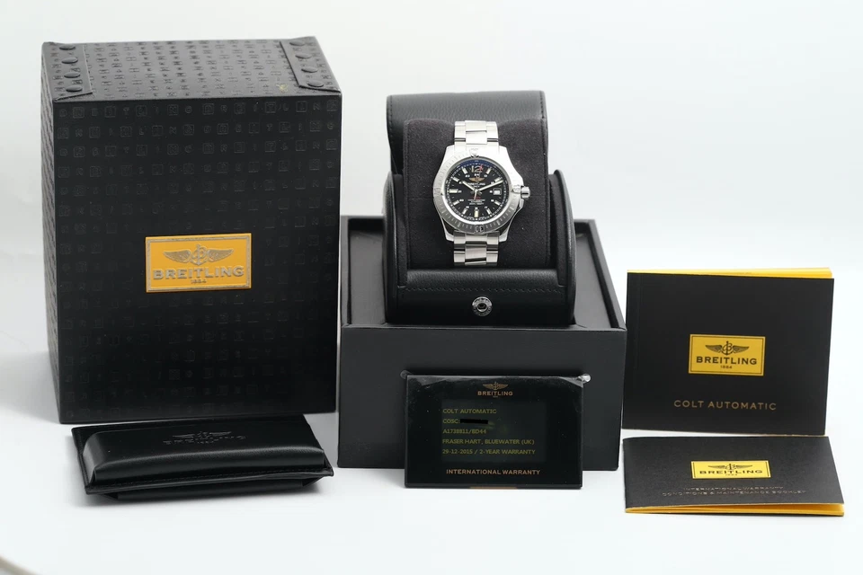 Breitling Colt Black Dial 44mm A1738811/BD44 Automatik Stahl Herrenuhr - Bild 2 von 4