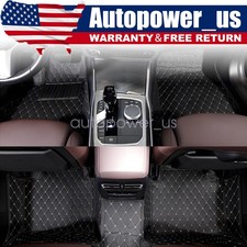 For 2014-2019 Cadillac CTS Microfiber Leather Floor Mats Liners All Surround