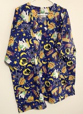 Halloween Themed Medical Scrub Top Nurse XXL