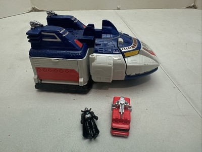Bandai 1998 Power Rangers Micro Playset Lost Galaxy Carrier Zord Incomplete.