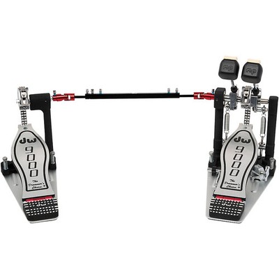 DW 9000 Series Double Bass Drum Pedal with Case