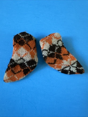 Vintage Ken Curtis Best Buy #7758 Doll Argyle Socks Mattel 1974 Orange TLC