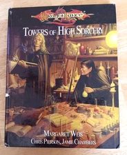 Dragonlance Towers Of High Sorcery Margaret Weis, Pierson, Chambers HC Good Cond