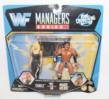 WWF Managers Series 1: Two-Pack Marc Mero & Sable Figure Jakks Pacific 1997 NIP