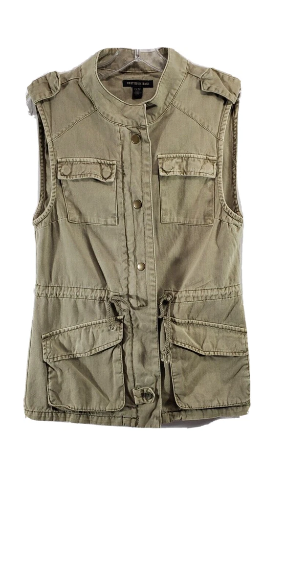 british khaki XS TP army green vest blazer eBay