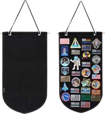 Patch Display, Wall-Mount Patch Holder, Hanging Patch Organizer for Hook & Loop 