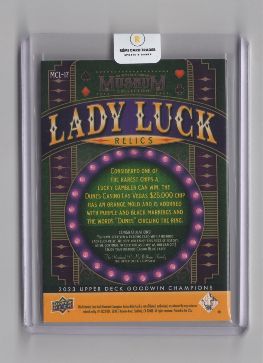 2023-24 Upper Deck Goodwin Museum Collection Lady Luck
