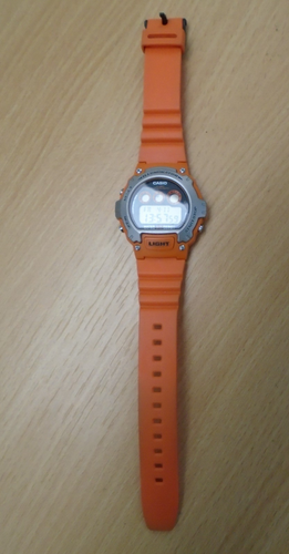 Casio W-214H Digital Watch 5ATM Water Resistant