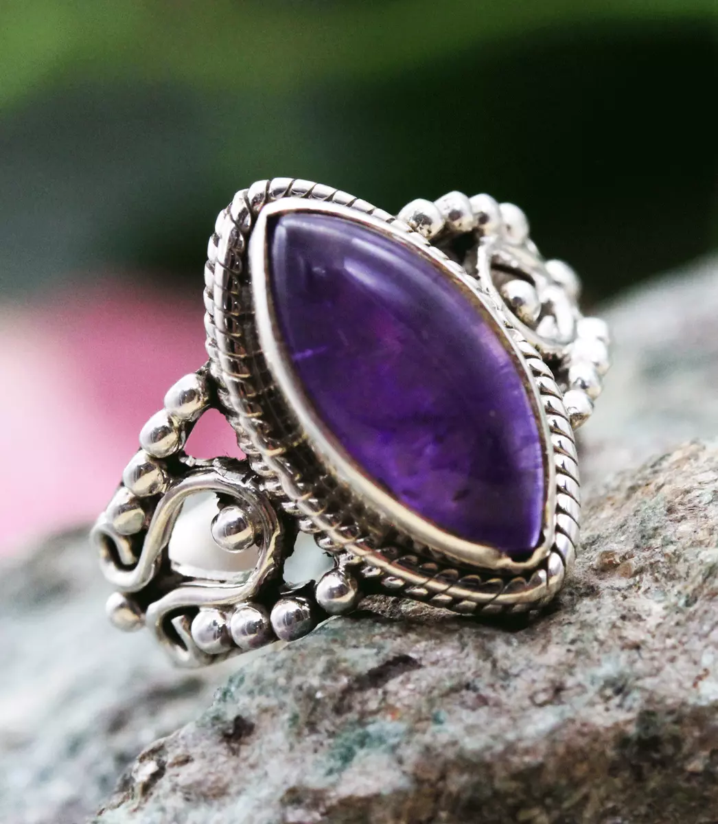 Sterling silver deals amethyst