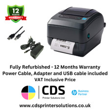 Zebra GX420T Direct & Thermal Transfer Label Printer GX42-102420-000 Network USB