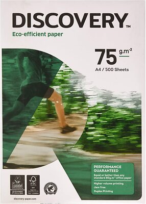 500 Blatt Discovery Multifunktionspapier 75g/m² DIN-A4 Papier Druckerpapier weiß