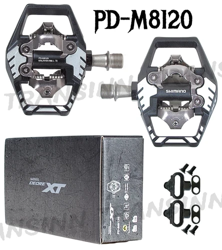 SHIMANO TRAIL Pedal Wide SPD Deore XT PDM8120 NIB (EPDM8120)