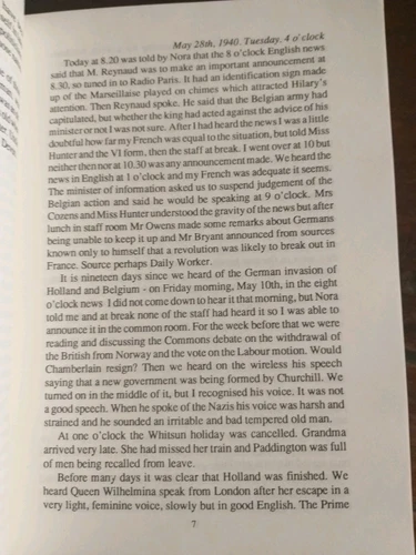 The Spirit of Dogberry 1940 Diary The Fall of France Battle of Britain Blitz - Picture 5 of 9