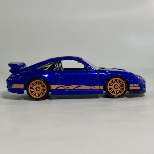 Porsche 911 GT3 - 2007 Metalflake Blue ~1:64 (1:60) Diecast Diorama Model Car - Picture 5 of 12