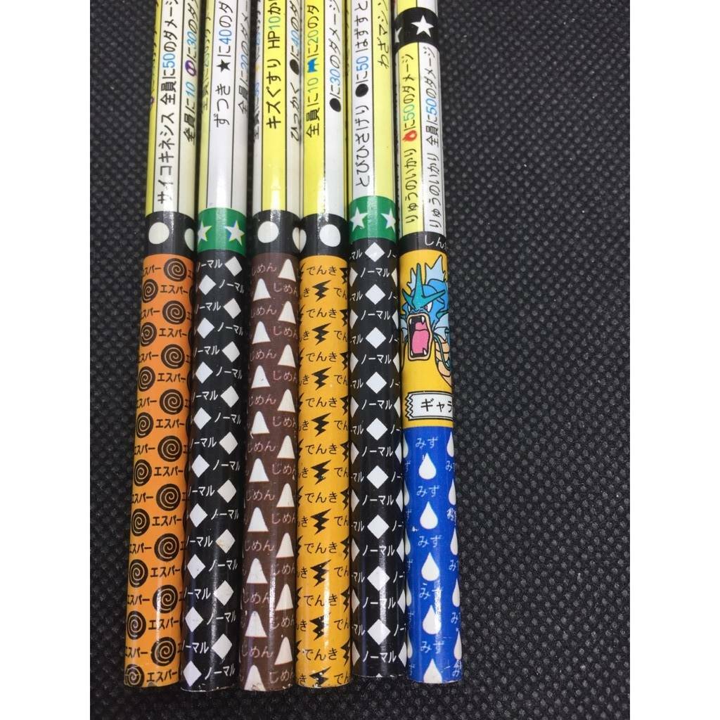 Collectibles Vintage Janapn Anime Enix Wood Pencils Nintendo 1998 Set Of 6 Ebay