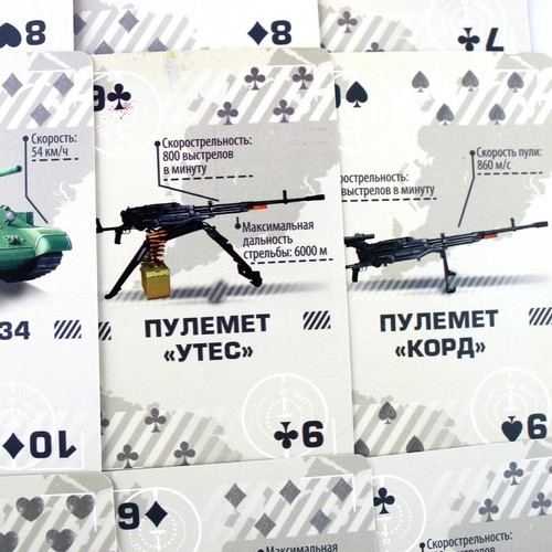 Russian Souvenirs Army Playing Cards - Military Spotter Playing Cards - Picture 8 of 11
