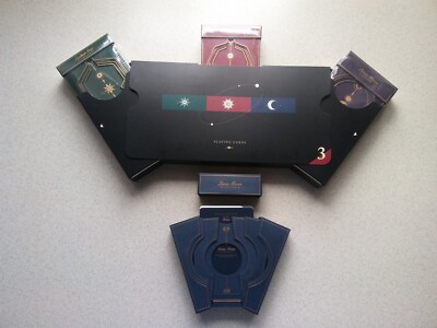 ESTHER STAR + HELIUS SUN + VIOLET LUNA MOON + LUNA MOON playing cards spielkarte