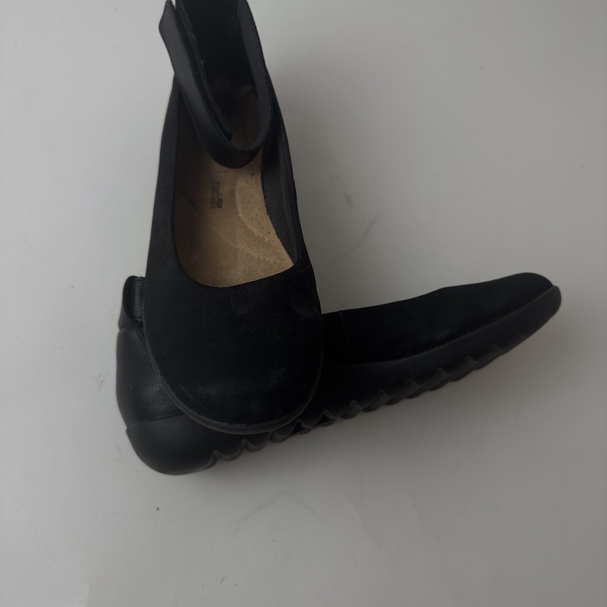 Ballet Flats Flat Shoes Wrap Dress Shoes Clarks Medora-Nina Black