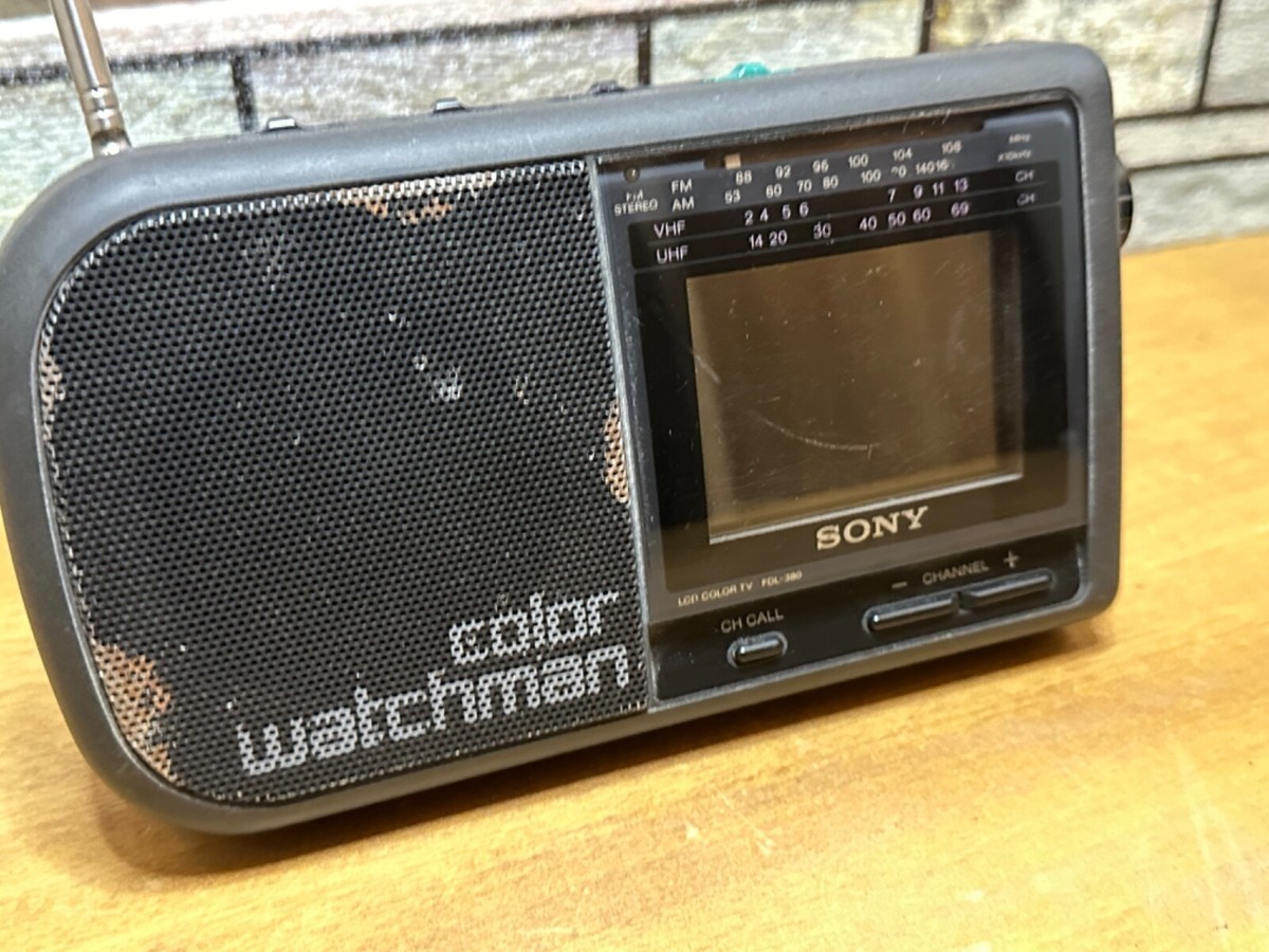 SONY FDL-330S color watchman ジャンク Rare Vintage Sony Color Watchman FDM-330 Portable Modular