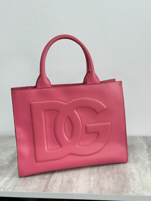 【関税&送料込み】Dolce & Gabbana Pink Leather Tote Bag Wi s-l400.jpg