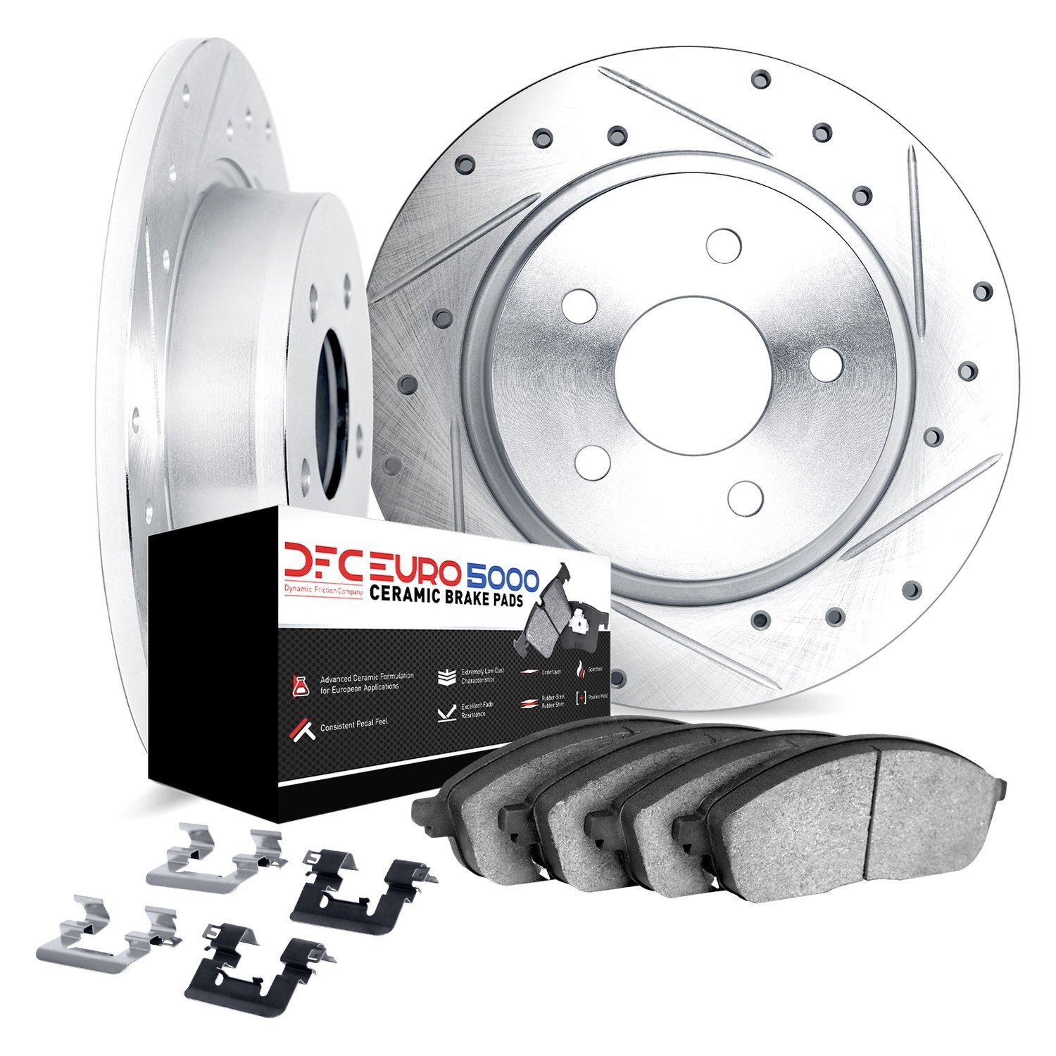 For Audi Allroad Quattro 01-05 Brake Kit DFC EURO-KIT 5000+ Drilled & Slotted