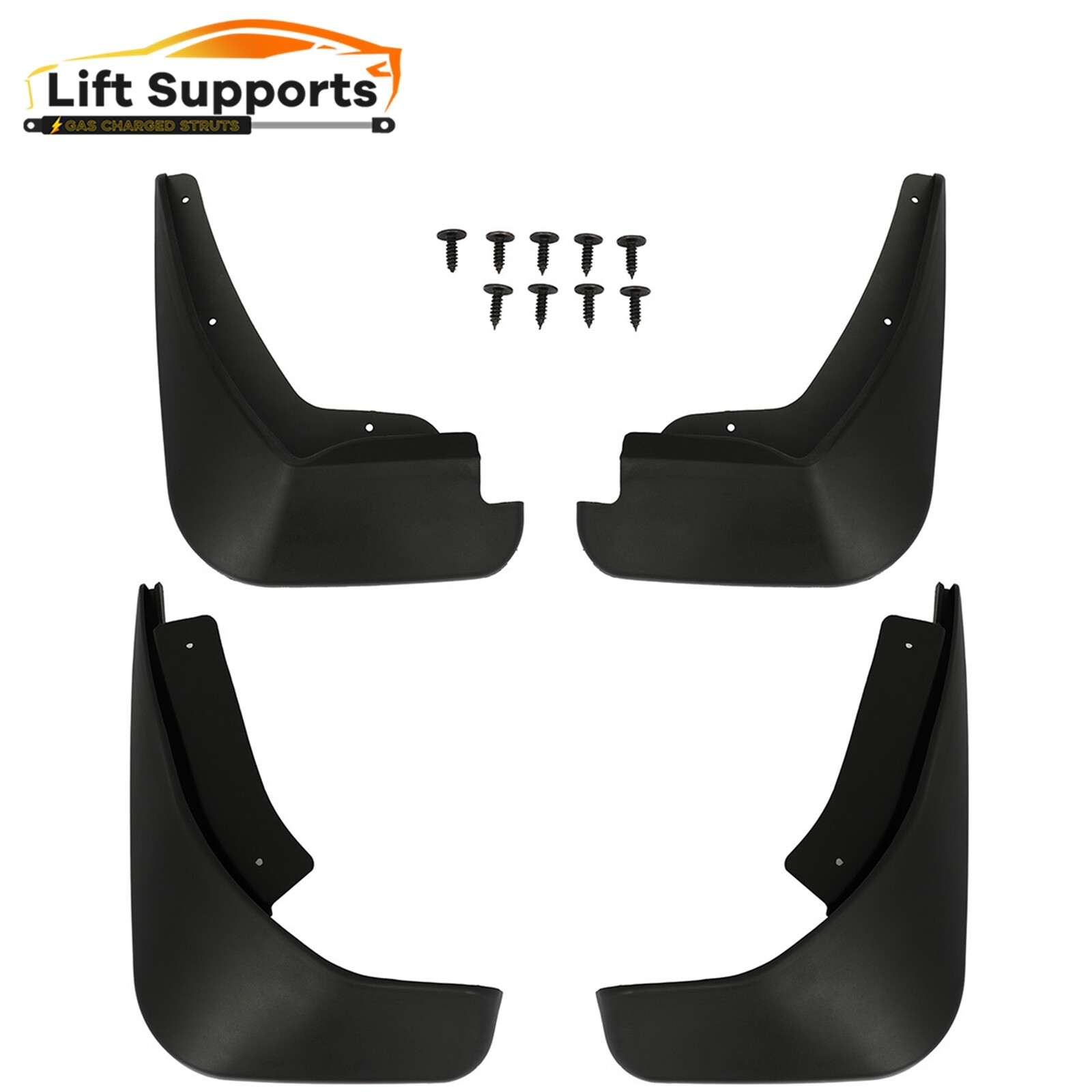Mud Flaps For 2011-2019 Ford Fiesta (4)  F + R Car Splash Guard Fender Mudguards-image