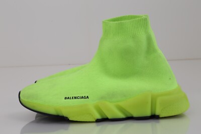 Balenciaga Speed.2 Lt Lime Green Yellow Sock Kids Sneakers