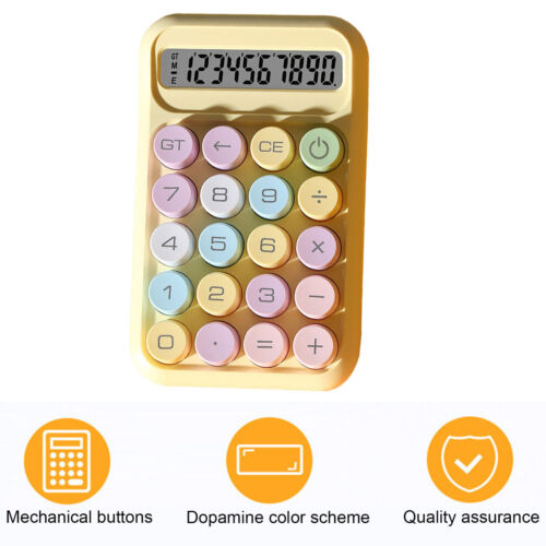 Display Calculator Lightweight Calculator Retro Typewriter Style for School - Picture 4 of 13