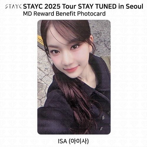 StayC 2025 Tour STAY TUNED In Seoul MD Benefit Photocard ID Photo Postcard - Picture 33 of 52