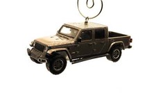Christmas Ornament for 2020 Jeep Gladiator Gray Silver