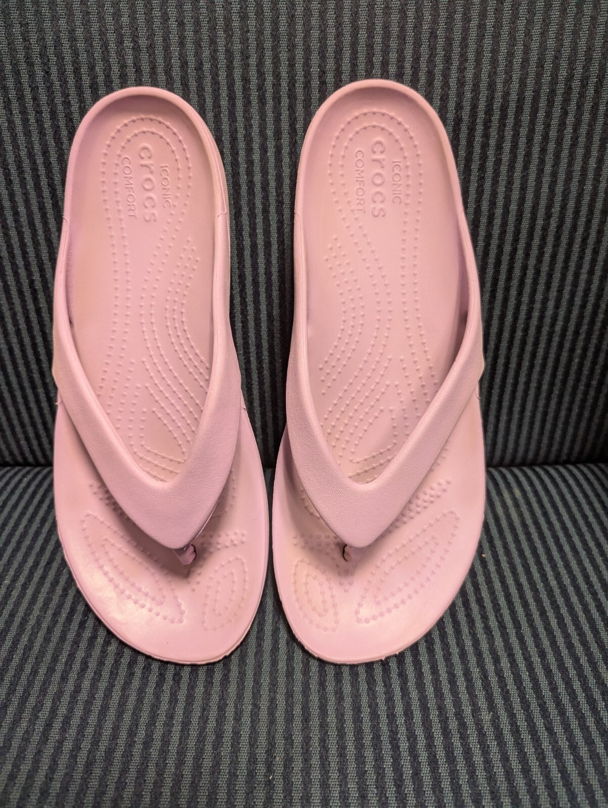 Crocs Flip Flops Women's 8 Light Purple-image