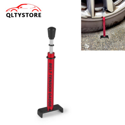 Motorcycle Adjustable Belt Tension Gauge Tool For Harley&All Belt Drive Bike Red