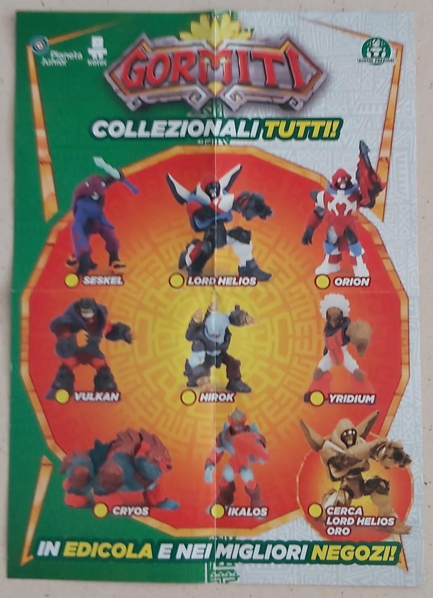 Dvd Gormiti In Edicola 2021 GORMITI 2021 WAVE 11 NEW WITH PAPER!