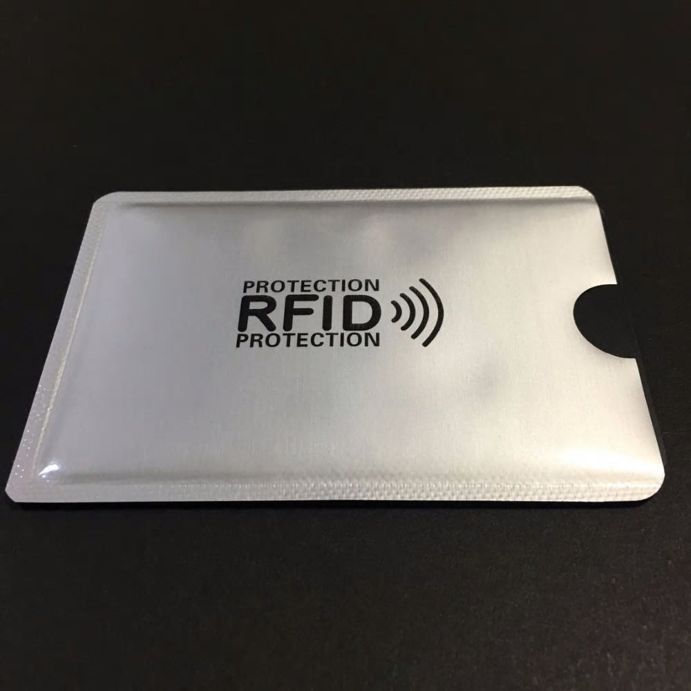 Anti Scan RFID Card Sleeve Wallet Blocking Protector Debit Credit ...