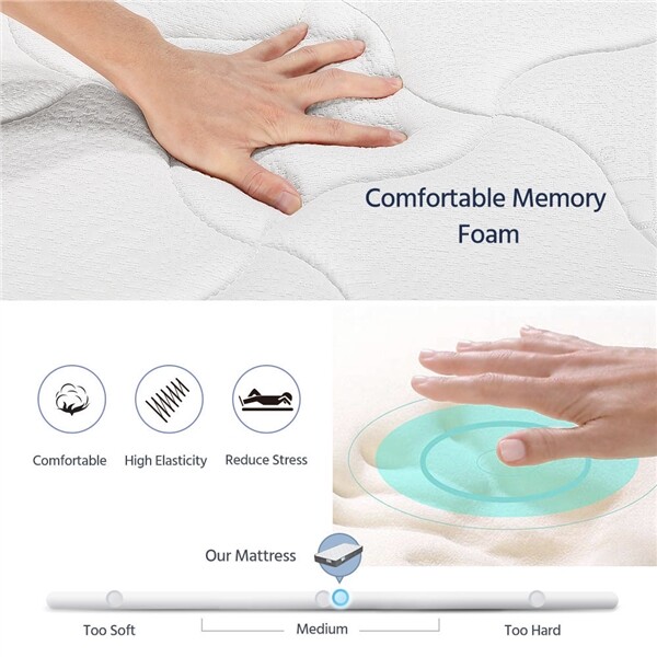 Double Single Mattress Memory Foam Double Mattress Pocket Sprung Single