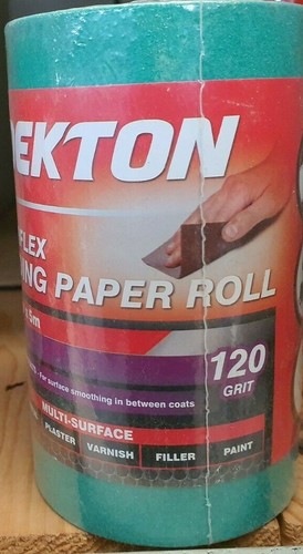 Dekton High Quality Superflex Sanding Paper Rolls 5m 60 80120 Grit MultiSurface - Picture 5 of 5